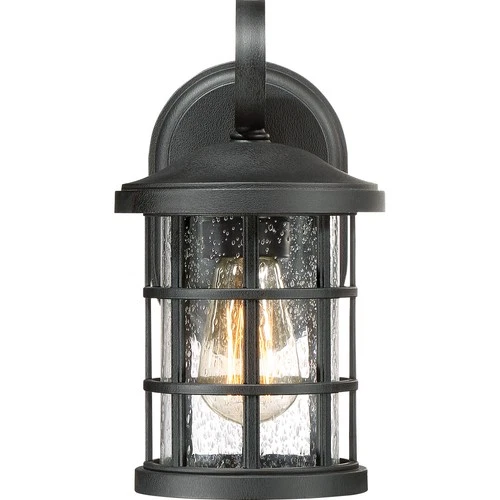 Quoizel CSE8406EK Crusade 11" Outdoor Wall Lantern in Earth Black - Picture 3 of 4