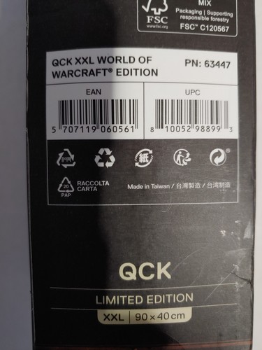 SteelSeries - QcK Cloth Gaming Mouse Pad (XXL) - World of Warcraft Edition - Picture 7 of 7