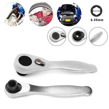 Small Ratchet Handle Hand Mini Socket spanner Wrench Repair Tools 1/4" Driveღ