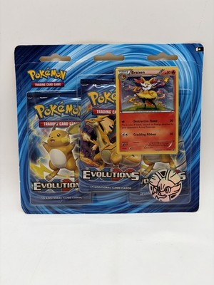 Pokemon XY Evolution 3er Blister 3 Booster Packs - Englisch ENG  - Neu & SEALED!