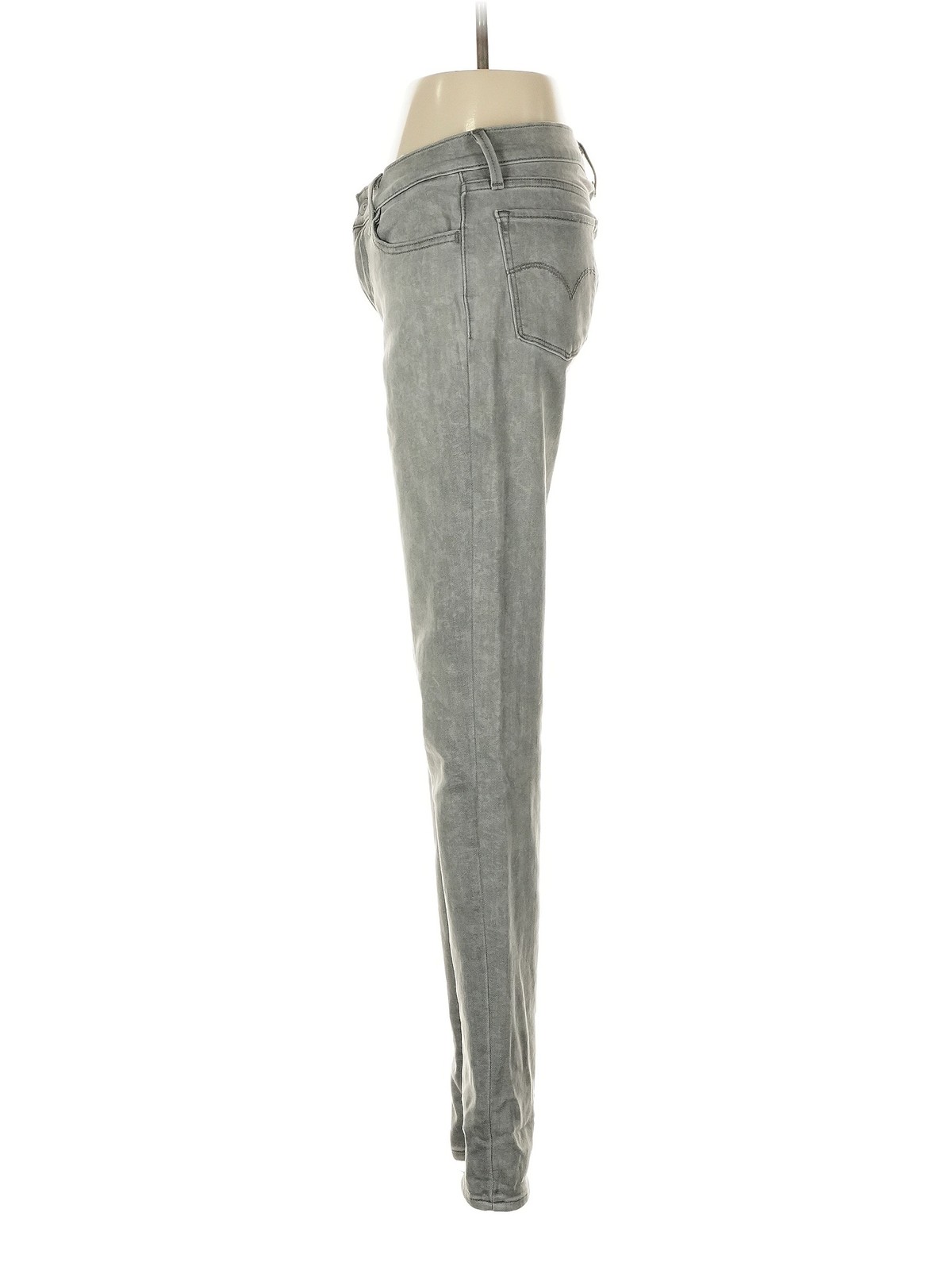 Levi's Women Gray Jeans 27W thumbnail 4