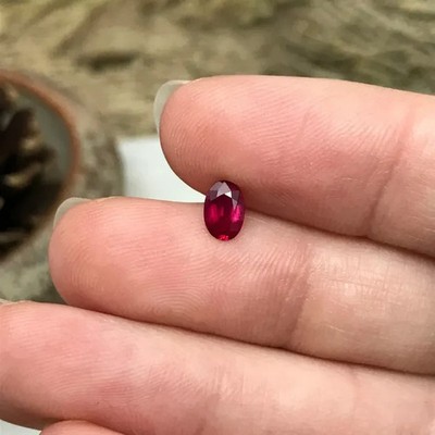 ''Certified'' Natural Mozambique Red Ruby 9.02 Ct+ Oval Cut Stunning Gemstone