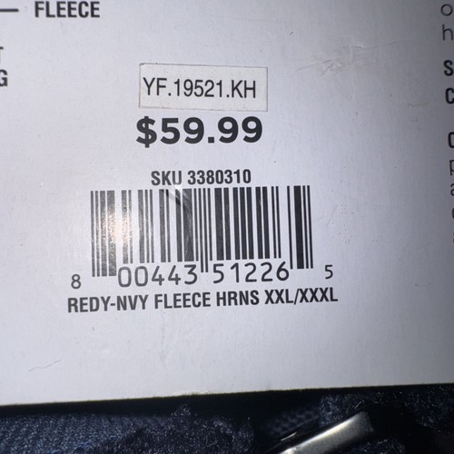 NEW REDDY Fleece Navy Comfort Dog Harness Sz XXL/XXXL Chest 27-34 IN ๐ถ - Picture 10 of 10