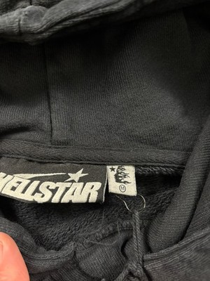 Hellstar HStar Hoodie Black Big Back Logo