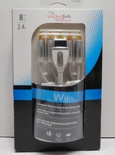 ROCKETFISH 8 ft. 2.4m Component Video / Stereo Audio Gaming Cable Nintendo Wii