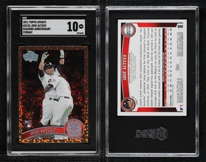 2011 Topps Update Cognac Diamond Anniversary Jose Altuve SGC 10 GEM Rookie RC