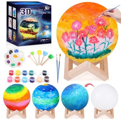 Craft Girls 6 7 8 9 10 11 12 Years, Gifts for Girls Moon Lamp Paintings...