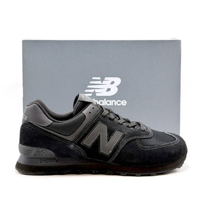 *NEW* Men New Balance 574 Core BLACK / BLACK (ML574EVE)  