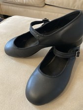 Black Capezio Women  s Tap Shoes Mary Jane 9W