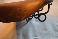 Selle Vélo Ville Vintage Wolber – Marron, Fabriquée En France