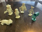 Marx Flintstones Workers Vintage 1960s Prehistoric PlaySet Figures Lot of 6