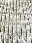 Thick Ribbed Corduroy Throw Pillow Covers Light Gray 17x17 Set of 2 NWOT — photo 2