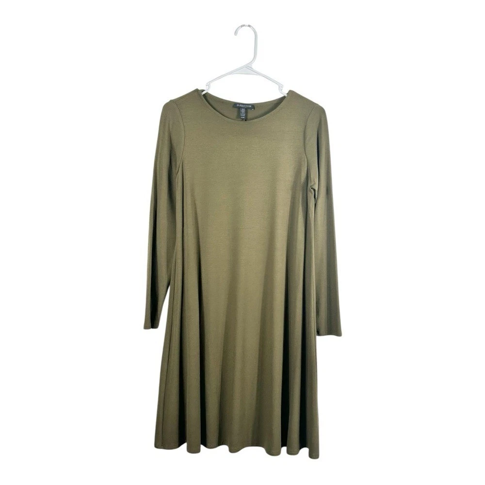 eileen fisher casual dresses on sale EILEEN FISHER Washed Organic Cotton Poplin Dress, Petite M(10-12)
