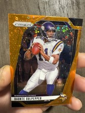 2024 Panini Prizm Football Daunte Culpepper #193 Vikings Orange Disco Prizm