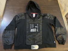 Disney Store Darth Vader Zipper Jacket; Men's XL Black
