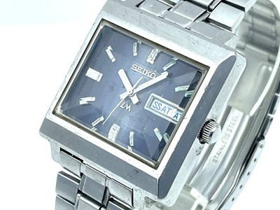 Vintage SEIKO Lord Matic Automatic Watch 5-sided cut glass 5606