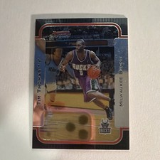 Topps 2003-04 Bowman Chrome Tim Thomas Milwaukee Bucks Basketball Card #94