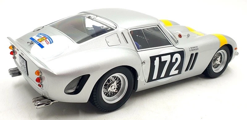 KK Escala 1/12 Diecast KKDC120124 - Ferrari 250 GTO #172 L.Bianchi - Plateado Foto 2 de 4