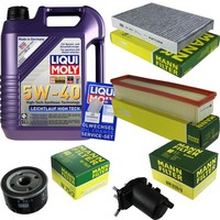 Inspektionspaket 5L Liqui Moly 5W-40 FüR Renault Kangoo 1.5 Dci Clio II Nissan