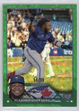 2023 Chrome Logofractor Edition Green Refractor 54/99 Vladimir Guerrero Jr v9t