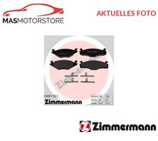 SATZ BREMSBELÄGE BREMSKLÖTZE ZIMMERMANN 208871501 P FÜR VW JETTA II,PASSAT