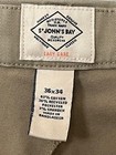 St Johns Bay Men's Chino Tan/Khaki Pleated Easy Care Pants ~ 36x34 Actual 36x33 — photo 3