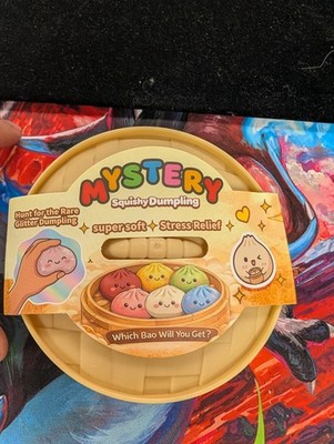 Mystery squishy Dumpling  Secret Rare Unused/ Brand New Opened, And Closed.