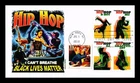 DR JIM STAMPS US COVER HIP HOP FIRST DAY ISSUE COMBO PANDA CACHET