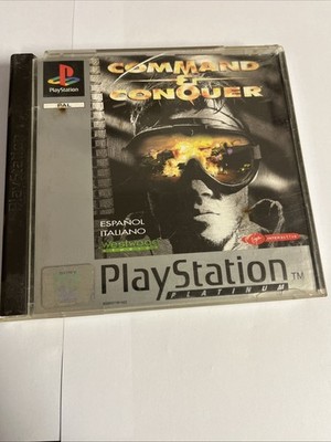 COMMAND & CONQUER - PS1 - USED COVER ITA-ESP COMPLETE PLATINUM