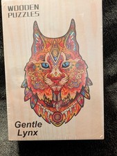 Unidragon Gentle Lynx Drewniana puzzle (fabrycznie nowe, nigdy nie używane)