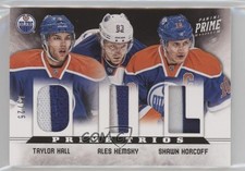 2012-13 Panini Prime Trios 13/25 Shawn Horcoff Taylor Hall Ales Hemsky #9 0i5j