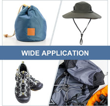 12pcs Metal Cord Locks, 5mm Double Hole Spring Stopper Fastener Slider Toggle...