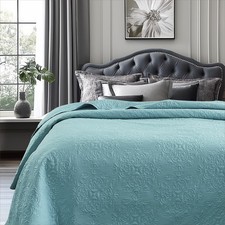 Quilt Coverlet Bedspread Embossing Lightweight Quilt Twin Size 68x90"