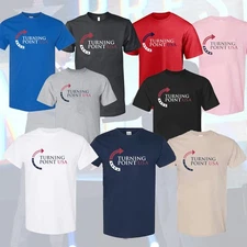 🔥 HOT DEAL! Charlie Kirk T Shirt, Turning Point USA Unisex, Charlie Kirk R.I.P