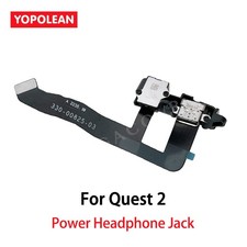 New For Meta Oculus Quest 2 VR Headset Power Aux Headphone Jack Flex Cable