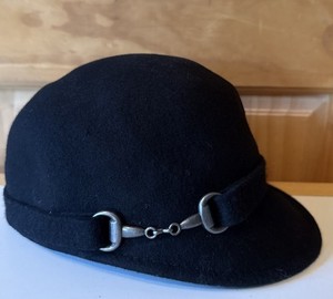 Callanan Chapeaux Preta Porter Brown Equestrian Style Hat Wool Hat Callanan Wool Felt Safari with Zipper Side Pocket -Black  main image 3