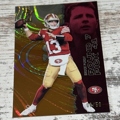 Topps 2025 Signature Class Brock Purdy 49ers Orange Holographic 01/50!