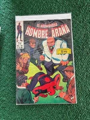El Asombroso Hombre Araña #45 1981 Mexico Novedades Kingpin Spider-Man Bronze
