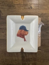 Aime Leon Dore White Buddy Logo Porcelain Ashtray ALD NYC. New! BNIB, Rare