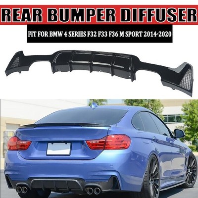 BMW4シリーズ 420i 純正Mパフォーマンスディフューザーf32f33f36 For BMW 4 Series F32 F33 F36 M Sport 14-20 Rear Bumper Diffuser