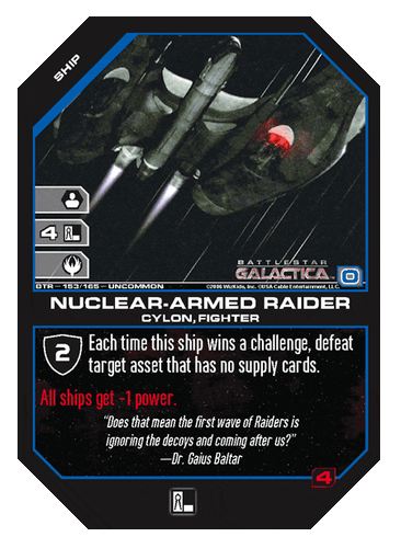 Nuclear Armed Raider - Betrayal - Battlestar Galactica CCG - Imagen 1 de 6