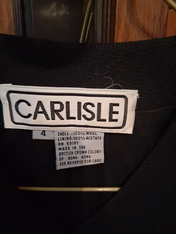 Carlisle Black Wool Blazer - Image 3 of 4