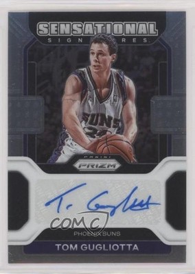 2021-22 Panini Prizm Sensational Signatures Tom Gugliotta #SS-TGL Auto 0s5s