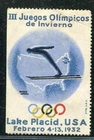 JD508835 USA Cinderella Olympic Winter Games Lake Placid 1932 No Gum