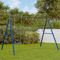 Schaukel-Set Mit Schaukelsitz, Trapez Und Strickleiter FüR Garten