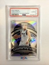 Luka Doncic 2022-23 Panini Prizm Dominance Silver #3 PSA 10
