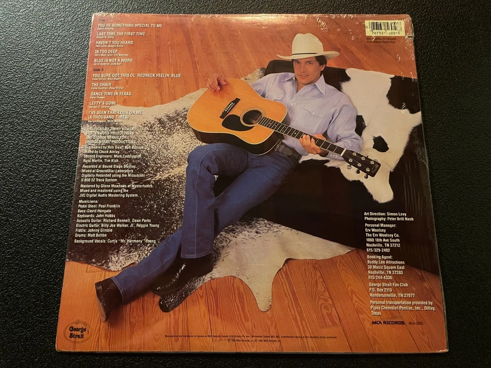 GEORGE STRAIT Something Special LP Original MCA-5605 SEALED from 1985 - Image 2 of 2