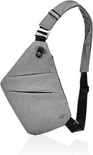 Anti Theft Crossbody Bag for Women Men, Travel Purse anti Theft Crossbody Sling