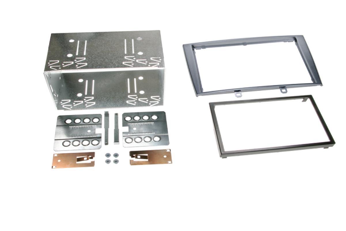Kit intégration autoradio 2DIN Peugeot 308 07-13 cadre plastique noir de console centrale auto