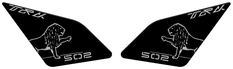 AZ GRAPHISHOP PROTEZIONI LATERALI SERBATOIO RESINA 3D BENELLI TRK 502 L-039(M) (Black)